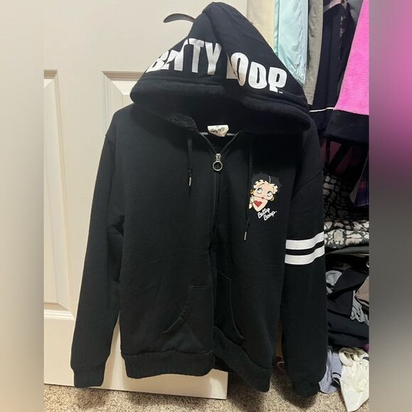 ⚡CLOSET CLEAR-OUT: PRICE DROP⚡ Denifits x Betty Boop Hoodie Jacket - Picture 1 of 11
